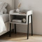 Тумба модульна Ferrum-decor Джузі 540x450x320 метал Чорний ДСП Бетон 16 мм (FRD-102974)