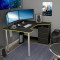 Геймерский компьютерный стол LION Буст правосторонний угловой с ящиками Дуб Ливорно (LION-041455)