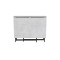 Стол трансформер книжка Вуди Ferrum-decor 75x130x90 Черный металл ДСП Бетон 16 мм (FRD-106743)