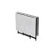 Стол трансформер книжка Вуди Ferrum-decor 75x130x90 Черный металл ДСП Бетон 16 мм (FRD-106743)