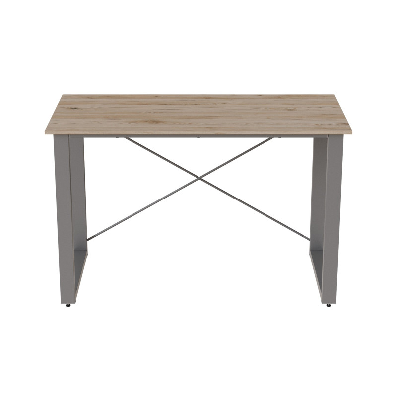 Письменный стол Ferrum-decor Драйв 750x1000x600 Серый металл ДСП Дуб Сан-Марино 16 мм (FRD-103095)