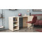 Стіл-тумба трансформер Смарт 1/2 Ferrum-decor 750x1450x600 ДСП Дуб Сан-Марино 16 мм (FRD-105075)