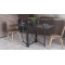 Стол-книжка трансформер Орион 2 Ferrum-decor 750x1520x730 Черный металл ДСП Сосна Кембра 16 мм (FRD-104585)