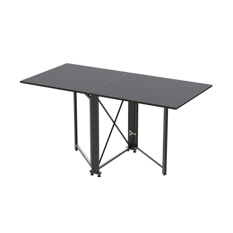 Стол-книжка трансформер Орион 2 Ferrum-decor 750x1520x730 Черный металл ДСП Сосна Кембра 16 мм (FRD-104585)