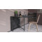 Стол-книжка трансформер Орион 2 Ferrum-decor 750x1520x730 Черный металл ДСП Сосна Кембра 16 мм (FRD-104585)