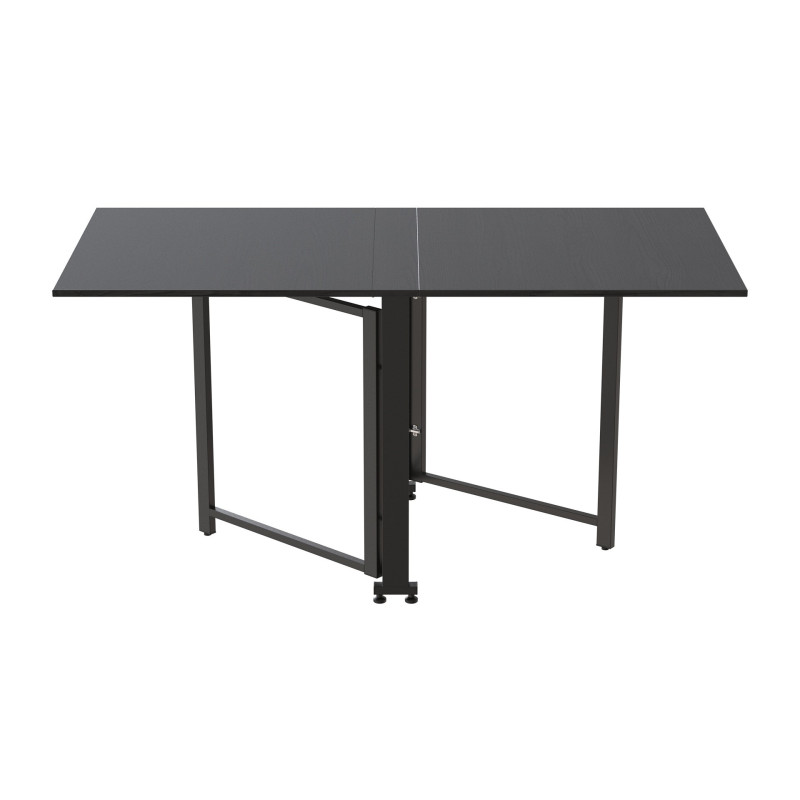 Стол-книжка трансформер Орион 2 Ferrum-decor 750x1520x730 Черный металл ДСП Сосна Кембра 16 мм (FRD-104585)