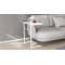 Столик приставний Террі Ferrum-decor 650x440x330 Білий метал ДСП Біле 16 мм (FRD-104655)