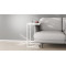 Столик приставний Террі Ferrum-decor 650x440x330 Білий метал ДСП Біле 16 мм (FRD-104655)