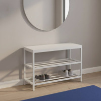 Банкетка универсальная Ferrum-decor Слайм 45x63x26 белый ДСП Белое 16мм (FRD-104075)