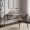 Стол раскладной Александр 4 Ferrum-decor 750x600x700 Черный металл ДСП Дуб Сонома 16 мм (FRD-104895)