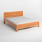 Двоспальне дерев'яне ліжко Mebigrand Тоскана Люкс (підйомний механізм) Вільха 160х190 см (MBG-2978)