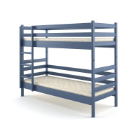 Двоярусне дитяче ліжко Mebigrand Соня Синій (S 7010 R 90B) 70х190 см (MBG-2411)