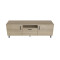 Тумба Лестер на конусних ніжках Ferrum-decor 48x139x38 Чорний метал ДСП Дуб Сонома 16 мм (FRD-106804)