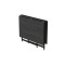 Стол трансформер книжка Вуди Ferrum-decor 75x130x90 Черный металл ДСП Сосна Кембра 16 мм (FRD-106744)