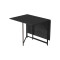 Стол трансформер книжка Вуди Ferrum-decor 75x130x90 Черный металл ДСП Сосна Кембра 16 мм (FRD-106744)