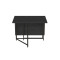 Стол трансформер книжка Вуди Ferrum-decor 75x130x90 Черный металл ДСП Сосна Кембра 16 мм (FRD-106744)