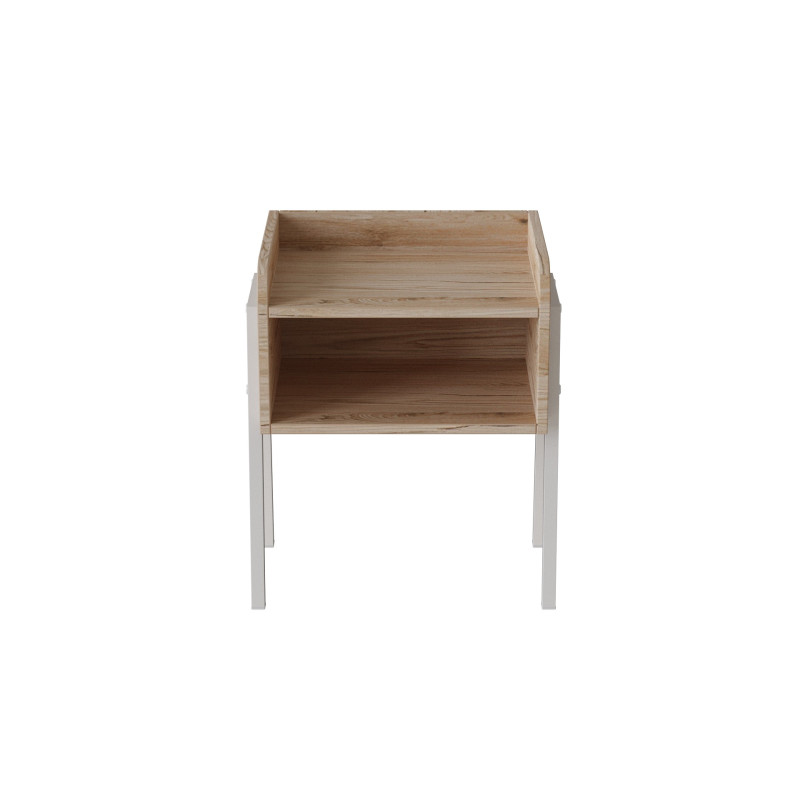 Тумба модульна Ferrum-decor Джузі 540x450x320 метал Білий ДСП Дуб Сан-Марино 16 мм (FRD-102976)