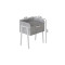 Тумба модульна Ferrum-decor Бетті 540x450x320 метал Білий ДСП Бетон 16 мм (FRD-102996)