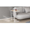 Столик приставний Террі Ferrum-decor 650x440x330 Білий метал ДСП Дуб Сан-Марино 16 мм (FRD-104656)