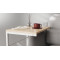 Столик приставний Террі Ferrum-decor 650x440x330 Білий метал ДСП Дуб Сан-Марино 16 мм (FRD-104656)