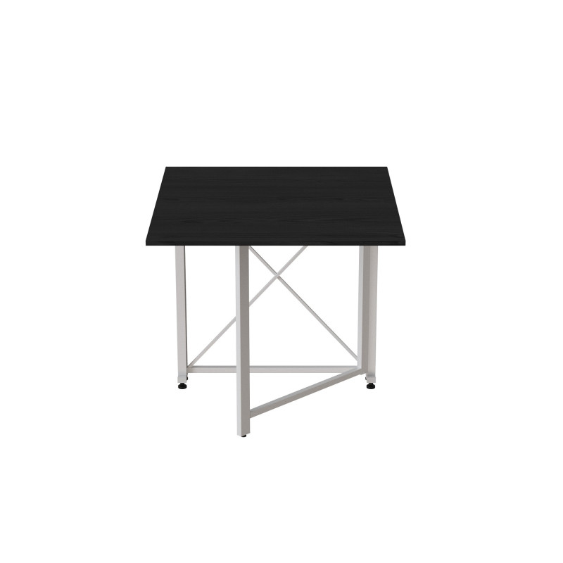Стол-книжка трансформер Орион 1 Ferrum-decor 750x810x730 Белый металл ДСП Сосна Кембра 16 мм (FRD-104606)
