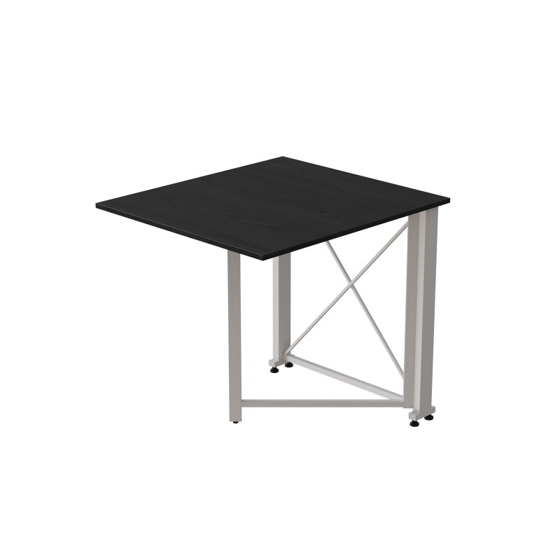 Стол-книжка трансформер Орион 1 Ferrum-decor 750x810x730 Белый металл ДСП Сосна Кембра 16 мм (FRD-104606)