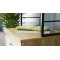 Стіл-тумба трансформер Смарт 4/1 з етажеркою Ferrum-decor 1430x1450x500 Чорний метал ДСП Дуб Сонома 16 мм (FRD-105126)