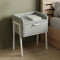 Тумба модульна Ferrum-decor Бетті 540x450x320 метал Білий ДСП Бетон 16 мм (FRD-102996)