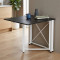 Стол-книжка трансформер Орион 1 Ferrum-decor 750x810x730 Белый металл ДСП Сосна Кембра 16 мм (FRD-104606)