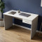 Стіл комп'ютерний Бад Ferrum-decor 750x1200x700 ДСП Біле 16 мм (FRD-104776)