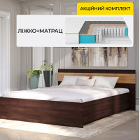 Комплект ліжко двоспальне Соната-1600 і Матрац Koala Dream 160х200 см (EVR-2093-ISM-051024)