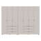 Комплект шаф для одягу Doros Гелар (2 шт.) 271,2х49,5х203,4 см Кашемір (DRS-011242)