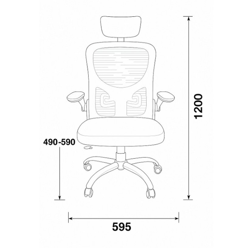 Крісло комп'ютерне дитяче Perfect Home OC-8970M Сірий/блакитний (PFH-092060)