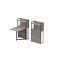 Стол книжка с этажеркой Практик 1 Ferrum-decor 1200x640x990 Черный металл ДСП Бетон 16 мм (FRD-104617)