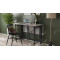 Стол-книжка трансформер Орион 3 Ferrum-decor 750x1150x880 Черный металл ДСП Бетон 16 мм (FRD-105087)