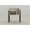 Тумба модульна Ferrum-decor Амелі 540x450x320 метал Чорний ДСП Сонома 16 мм (FRD-103007)