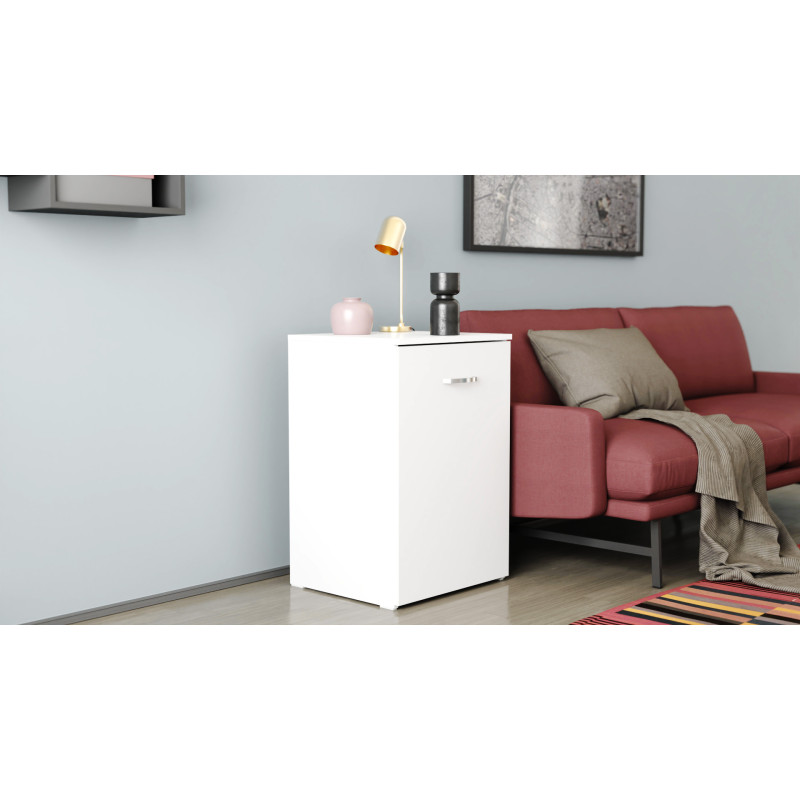 Стіл-тумба трансформер Смарт 1/1 Ferrum-decor 750x1450x500 ДСП Біле 16 мм (FRD-105067)