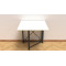 Стол-книжка трансформер Орион 1 Ferrum-decor 750x810x730 Черный металл ДСП Белое 16 мм (FRD-104597)