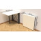 Стол-книжка трансформер Орион 1 Ferrum-decor 750x810x730 Черный металл ДСП Белое 16 мм (FRD-104597)