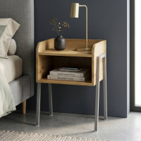 Тумба модульна Ferrum-decor Джузі 540x450x320 метал Сірий ДСП Дуб Дуб Артизан 16 мм (FRD-102987)