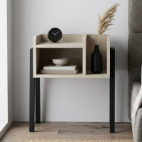 Тумба модульна Ferrum-decor Амелі 540x450x320 метал Чорний ДСП Сонома 16 мм (FRD-103007)