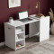 Стіл-тумба трансформер Смарт 1/1 Ferrum-decor 750x1450x500 ДСП Біле 16 мм (FRD-105067)