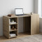 Стіл-тумба трансформер Смарт 1/2 Ferrum-decor 750x1450x600 ДСП Дуб Сонома 16 мм (FRD-105077)