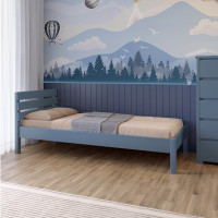 Дитяче ліжко Mebigrand Бостон Сіро-синій (S7010R90B) 80х190 см (MBG-15884)