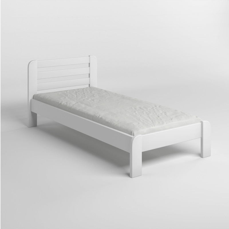 Дитяче ліжко Mebigrand Лівія Білий (RAL9003) 90х200 см (MBG-2675)
