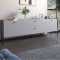 Тумба под телевизор с ящиками LION Wood с черными ножками 160x40x65 см Кашемир (LION-043131)