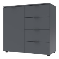 Комод у вітальню Doros Рон 1 80х38х81 см Графіт (DRS-011293)