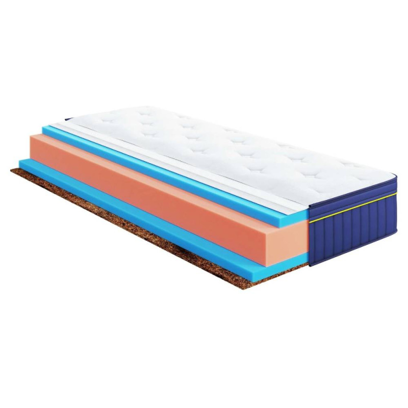 Матрац ортопедичний Highfoam BlueMarine Pacifico 150х200 см безпружинний (EVR-5775)