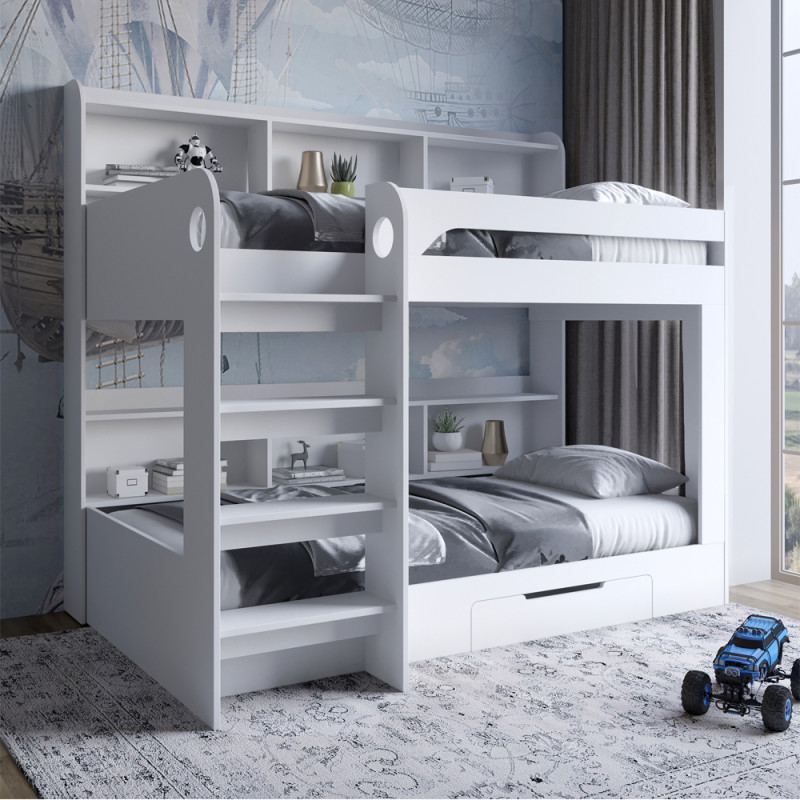 Комплект ліжко двоярусне LION Майнкрафт і Матрац Koala Oasis 90х190 см (LION-041541-ISM-051394)