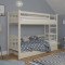 Двухъярусная детская кровать Mebigrand Бай-Бай Айвори (S0505Y30R) 70х190 см с ящиками (MBG-2375)